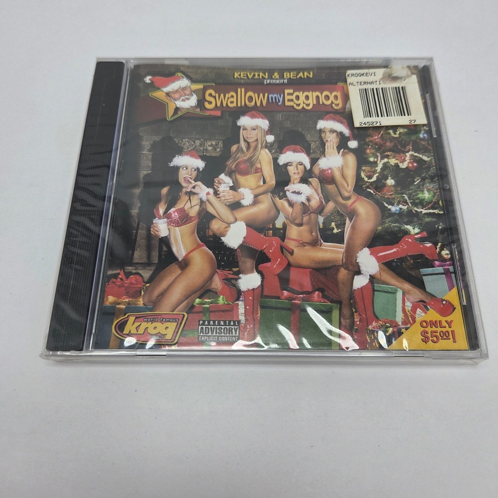 KROQ Kevin & Bean Swallow My Eggnog CD 2001 Sealed Rare